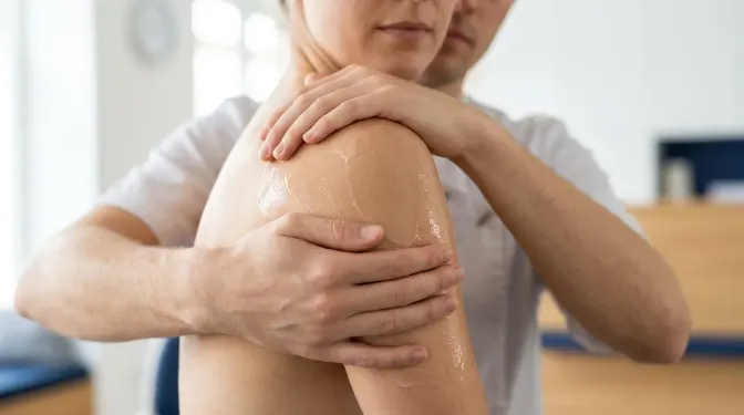 Shockwave therapy in Naples, FL delivered with the SoftWave applicator at Bergtold Chiropractic