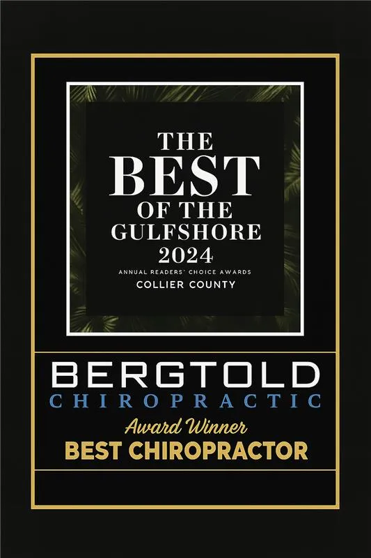Best of the Gulfshore 2024 Readers' Choice award, Collier County — Bergtold Chiropractic, Best Chiropractor