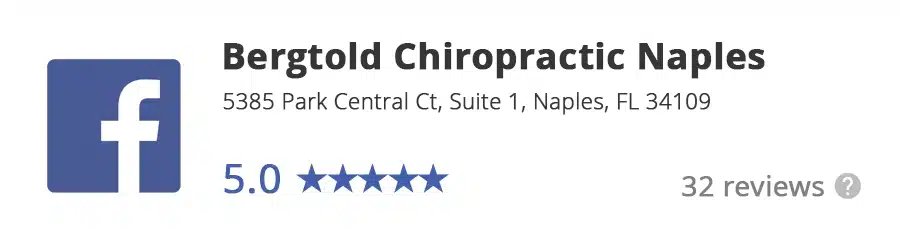 5star Facebook review for Bergtold Chiropractor