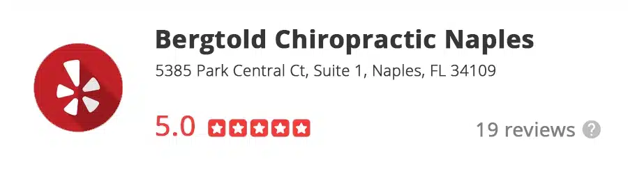 5star Yelp review for Bergtold Chiropractor