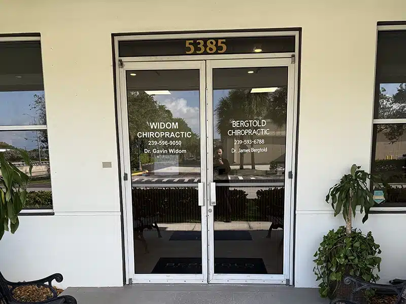 Bergtold Chiropractic Naples Florida Office Front Entrance