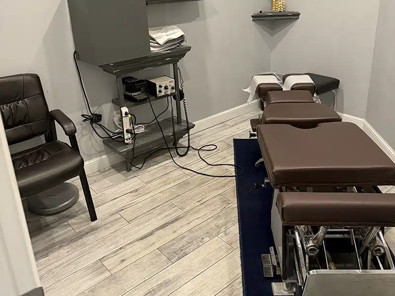 Bergtold Chiropractic Naples Florida Private Adjustment Room With Therapy Equipment