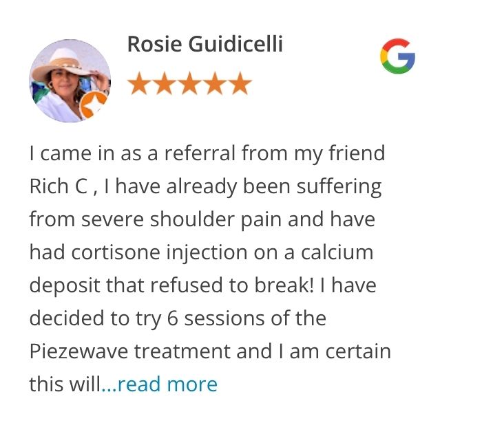 google review of rosie