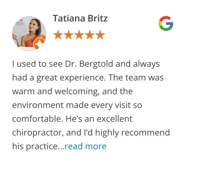 google review of tatiana